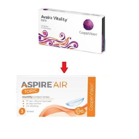 Cooper Vision Aspire Air Toric (3 lens/box)